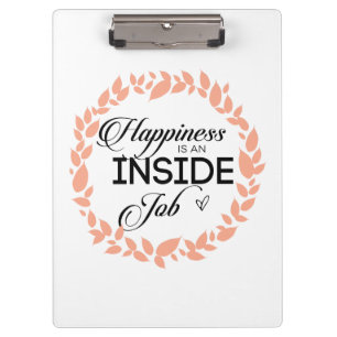 Porte-bloc Le Bonheur Est Une Guerrière De Travail Intérieur