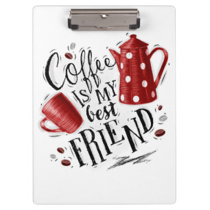 Porte-bloc Le Café Lover Est Mon Meilleur Ami