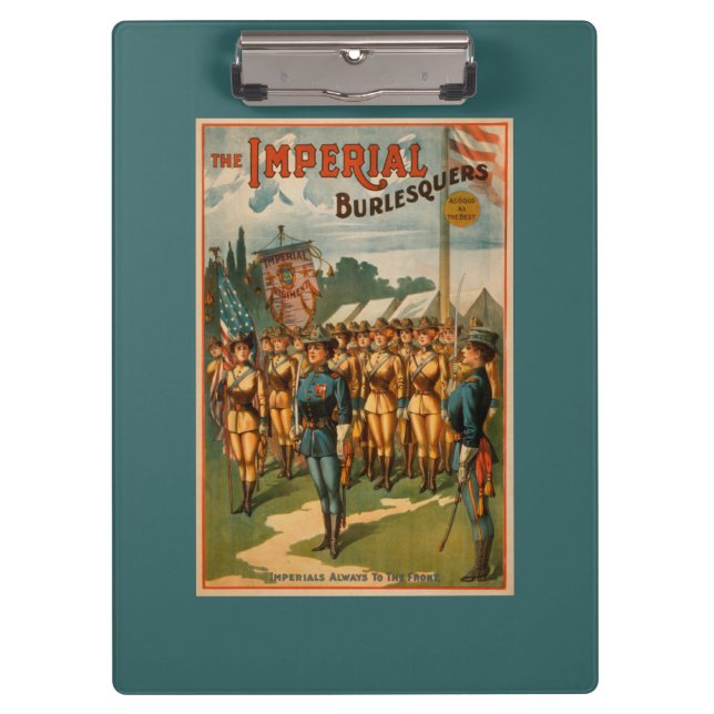 Porte-bloc Le jeu femelle impérial de soldats de Burlesquers (Devant)