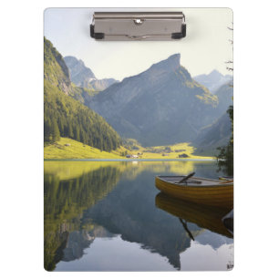Porte-bloc Le lac des Montagnes alpines en Suisse Photo