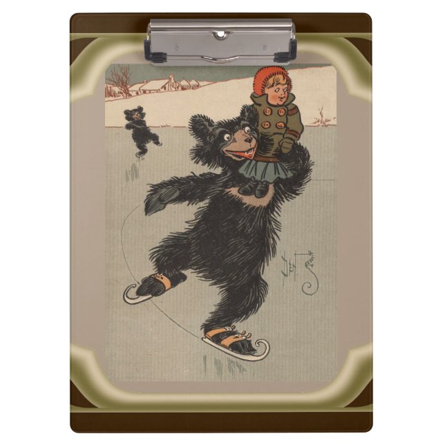 Porte-bloc Le Porte - bloc des trois ours (Devant)