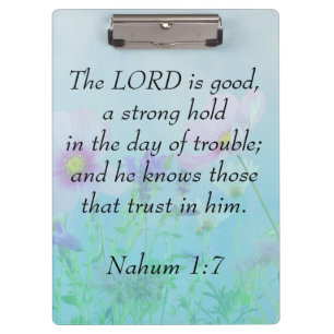 Porte-bloc Le Seigneur Est Bon - Nahum 1:7