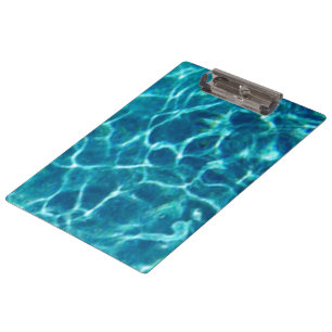 Porte-bloc L'eau bleue scintillante de piscine