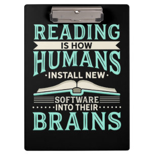 Porte-bloc Lecteur Lecture Cadeau Nouveau Cerveau
