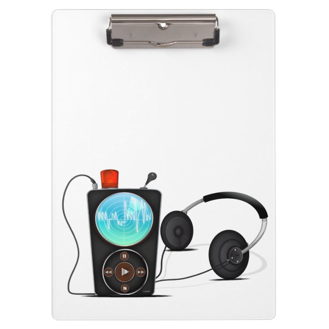 Porte-bloc Lecteur MP3 (Devant)