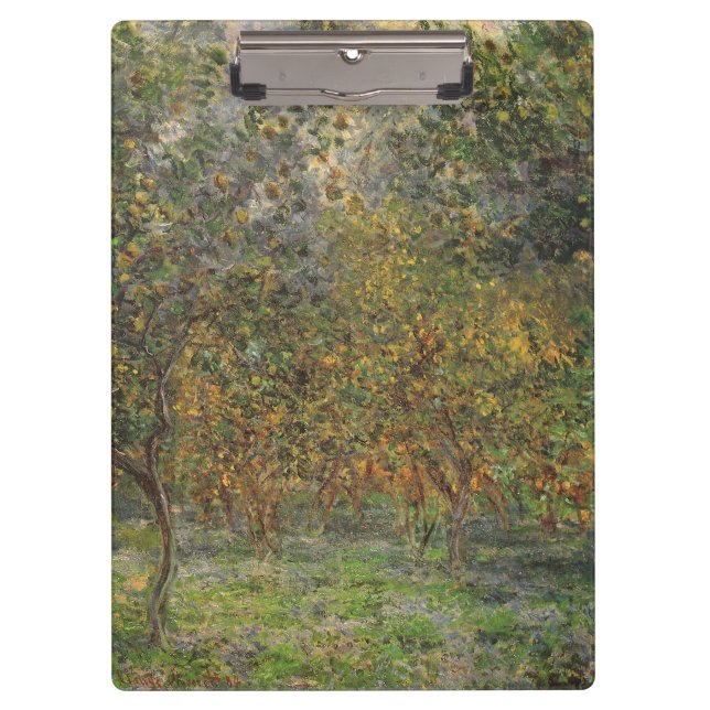 Porte-bloc Lemon Grove à Bordighera par Claude Monet (Devant)