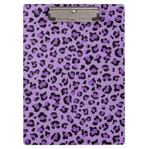 Porte-bloc Leopard Print, Léopard Spots, Purple Leopard