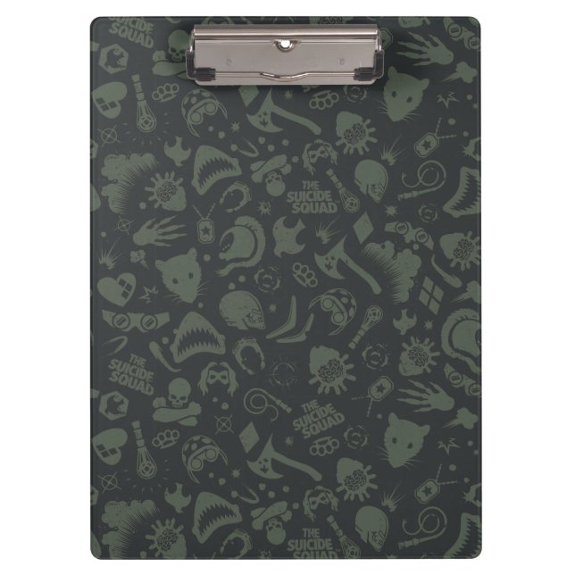 Porte-bloc L'équipe du suicide | Motif d'icône de caractère (Devant)