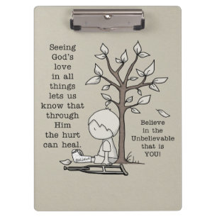 Porte-bloc Les blessures peuvent guérir