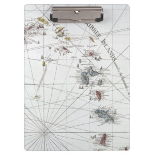 PORTE-BLOC LES CARAÏBE : CARTE, 1775