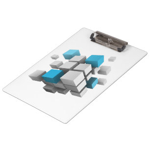 Porte-bloc Les cubes 3D de SlipperyJoe sont un arrangement ca