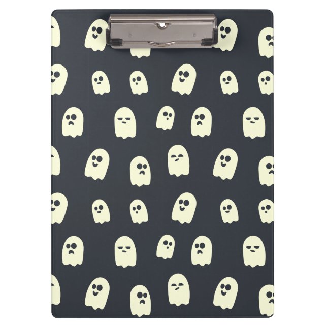 Porte-bloc Les mignons fantômes d'Halloween (Devant)