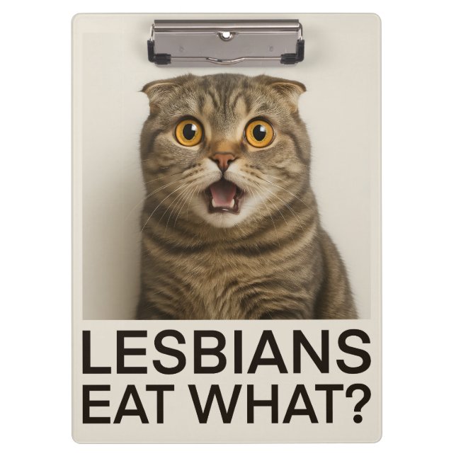 Porte-bloc Lesbians Eat What Funny (Devant)