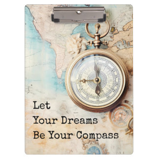 Porte-bloc Let Your Dreams Be Your Compass