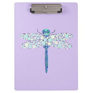 Porte-bloc Libellule en Points