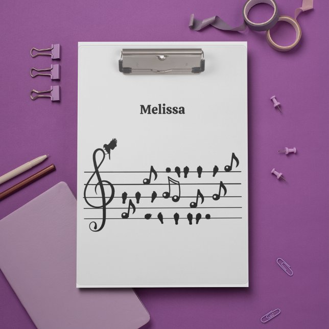 Porte-bloc Libre en tant qu'oiseau, oiseaux chanteurs faisant (Créateur téléchargé)