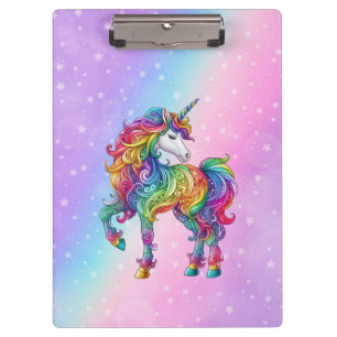 Porte-bloc licorne colorée magique