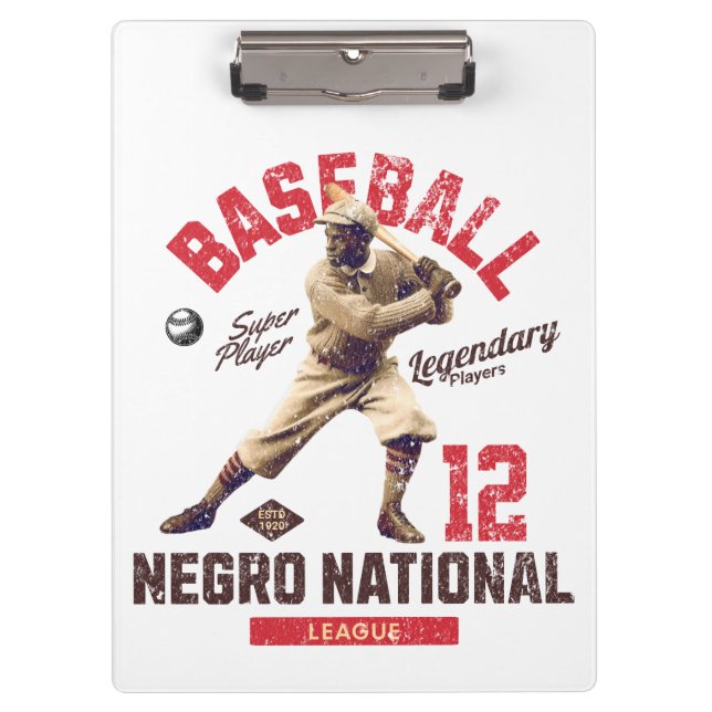 Porte-bloc Ligue Nationale Negro, 1920, EST (Devant)