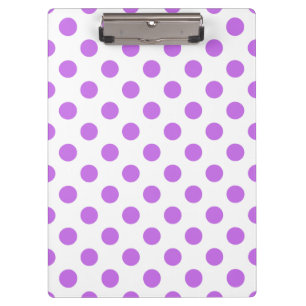Porte-bloc Lilac et pois blancs