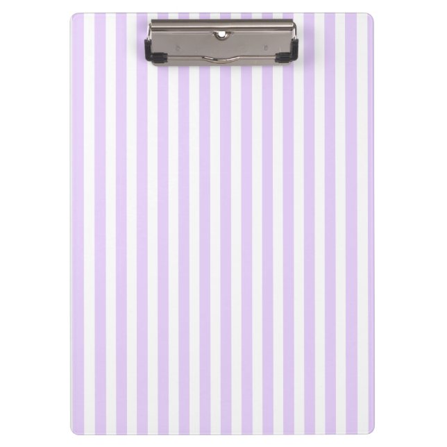 Porte-bloc Lilac violet et blanc bonbons rayures (Devant)