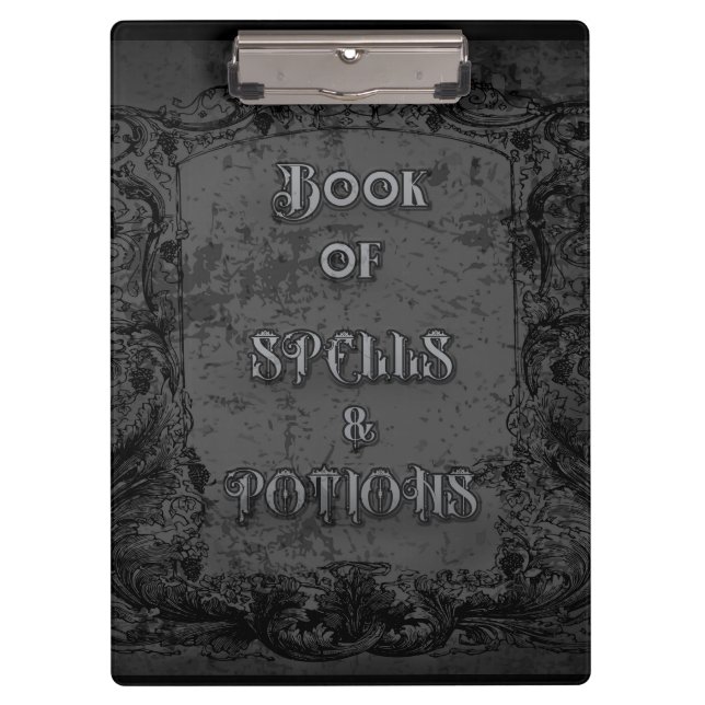 Porte-bloc Livre des sorts et potions (Devant)