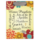 Livres chrétiens floraux de la bible