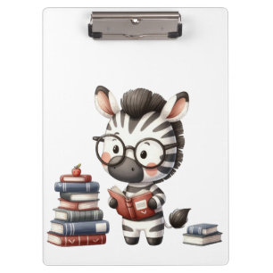 Porte-bloc Livres de lecture Zèbre.