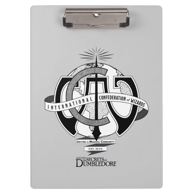 Porte-bloc Logo de la Confédération internationale des sorcie (Devant)