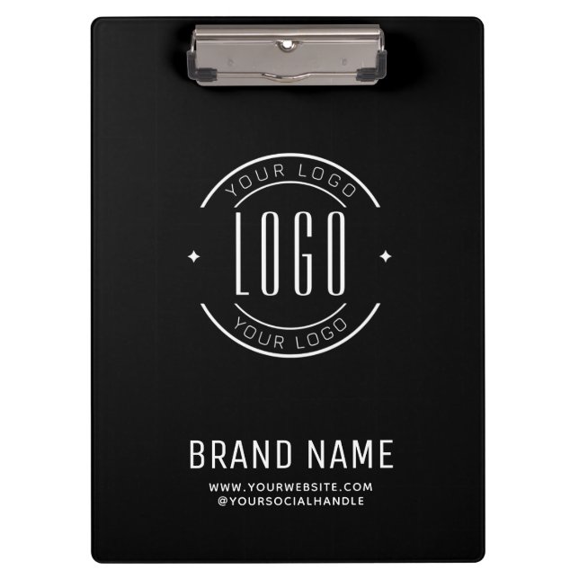 Porte-bloc Logo d'entreprise personnalisée moderne marque com (Devant)