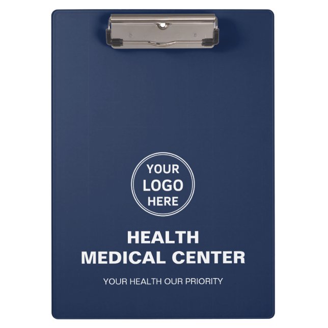 Porte-bloc Logo personnalisé Clinique Médicale Santé Marine B (Devant)