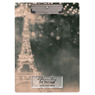 Porte-bloc Lumières de nuit du soir de Paris Chic et glamour