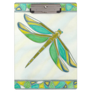 Porte-bloc Lumineuse libellule Pastel par Vanna Lam