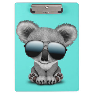 Porte-bloc Lunettes de soleil de port mignonnes d'ours de