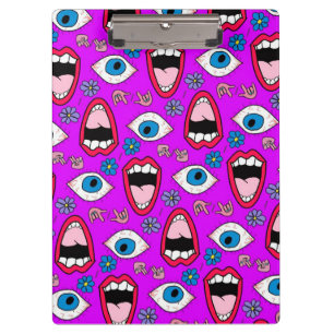Porte-bloc Mains et fleurs pour yeux porte - blocs/bouche