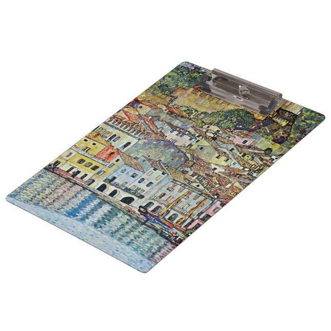 Porte-bloc Malcesine sur le lac de Garde Par Gustav Klimt (Incliné)