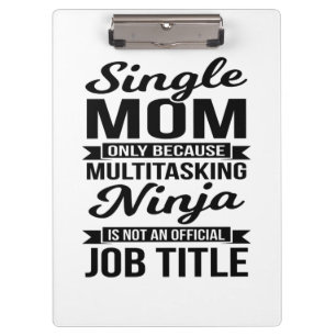 Porte-bloc Maman célibataire multitâche Ninja
