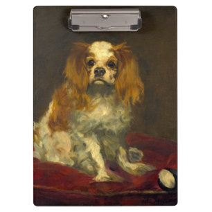 Porte-bloc Manet A King Charles Spaniel