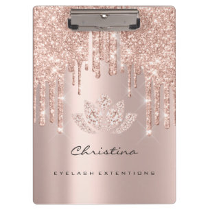 Porte-bloc Maquillage Artiste Lashes Spark Evénement Planner 