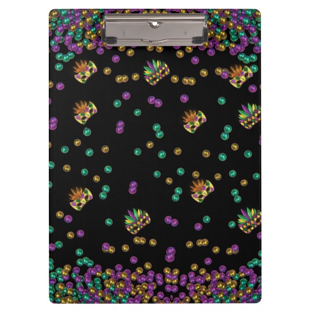 Porte-bloc Mardi Gras Motif moderne (Devant)