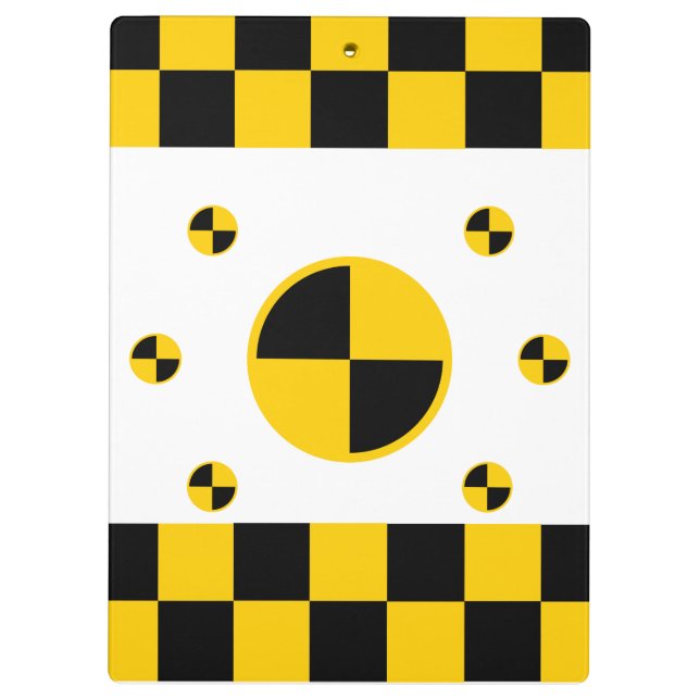 Porte-bloc Marqueurs d'essai d'accident (Dos)