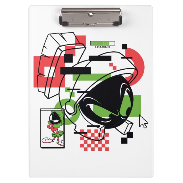 Porte-bloc MARVIN THE MARTIAN™ Glitch (Devant)