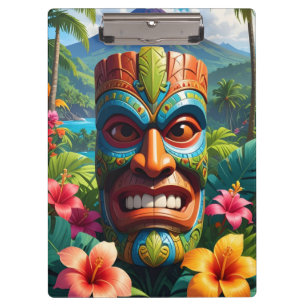 Porte-bloc Masque Tiki