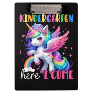 Porte-bloc Maternelle j'arrive licorne rentrée scolaire