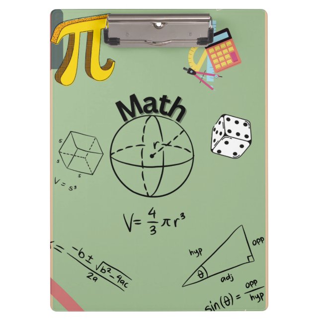 Porte-bloc Mathematics (Devant)