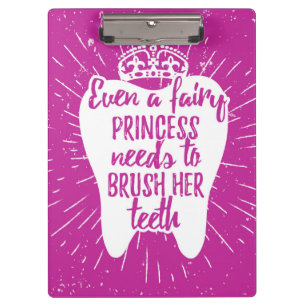 Porte-bloc Même dents féeriques de princesse Needs To Brush