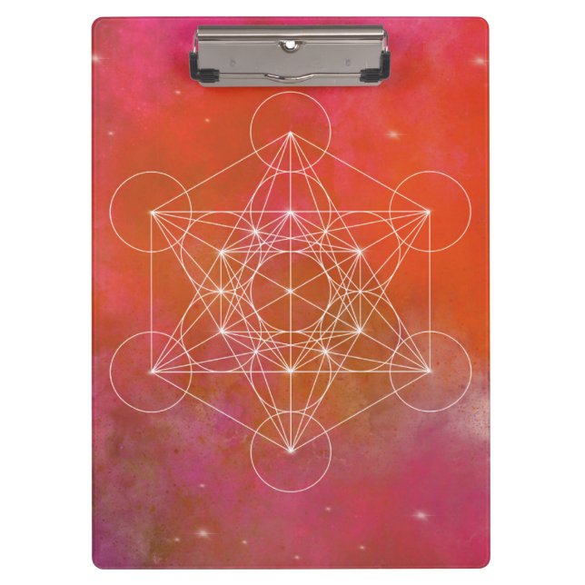 Porte-bloc Metatron, chakra,zen,sacred geometric, angel, (Devant)