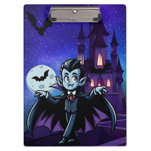 Porte-bloc Mignonne, whimsical Halloween vampire