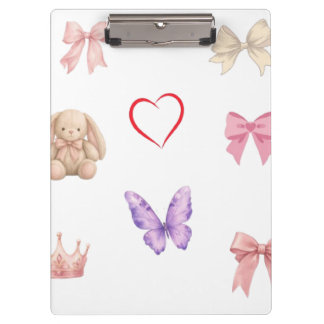 Porte-bloc Mignons Nœuds Pastel Kawaii Lapin Papillon Cœur Co