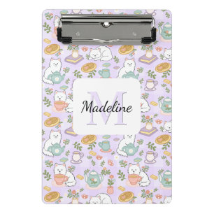 Porte-bloc mini personnalisé Chats & Thé Littérair