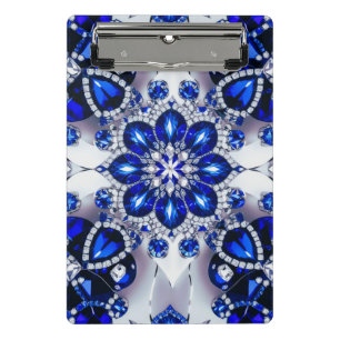 Porte-bloc Mini porte - bloc aux couleurs bleu blanc